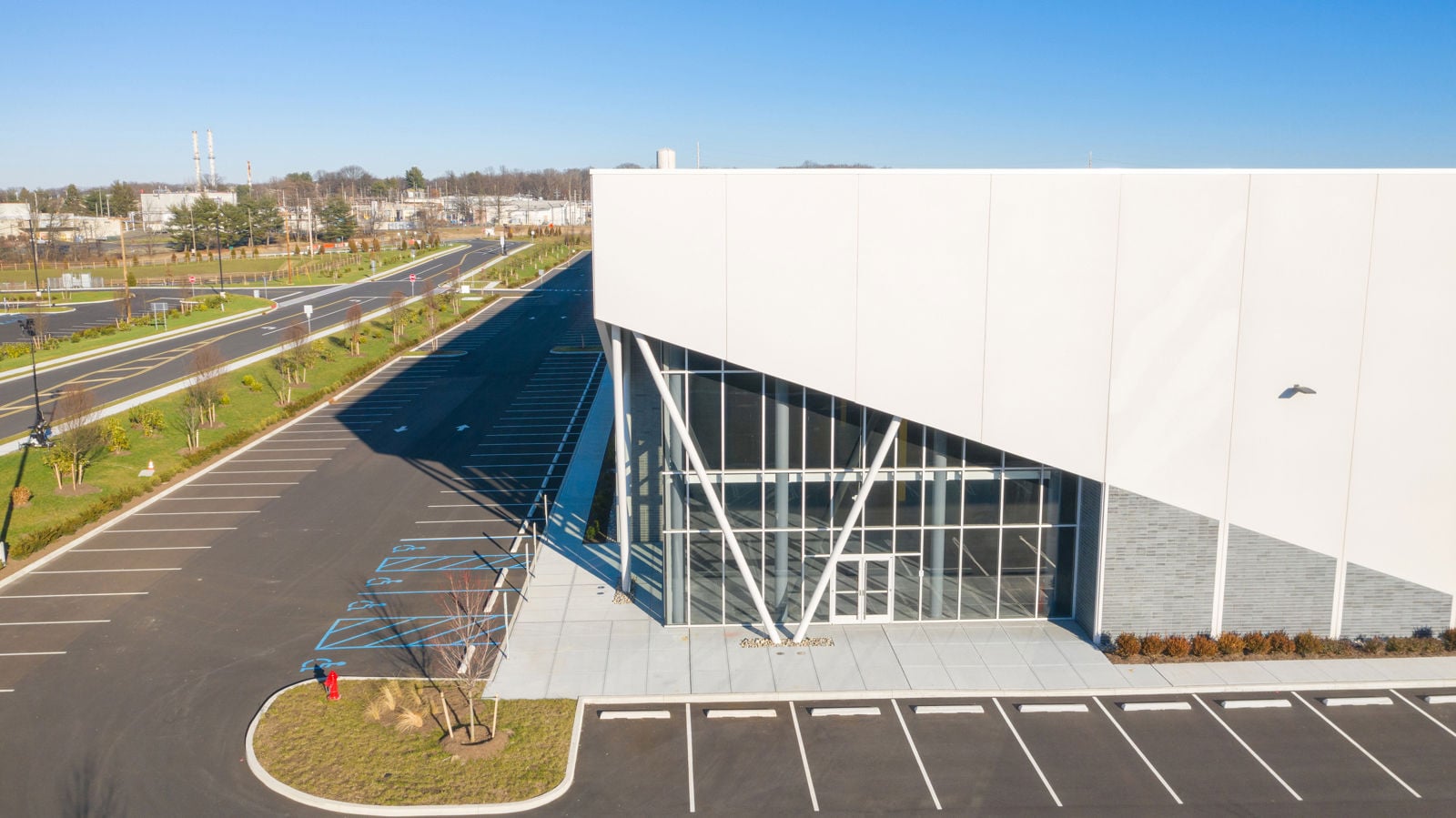Deftfulfillment warehouse entrance and yard